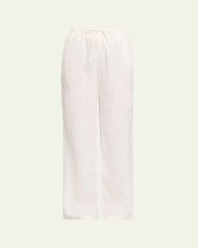 Linen Drawstring Pants